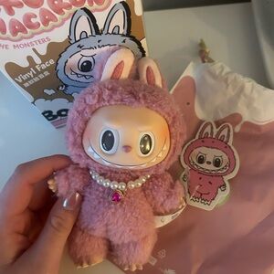 Lychee Berry Labubu from Exciting Macaron with free removable necklace! 🫶🏻💕